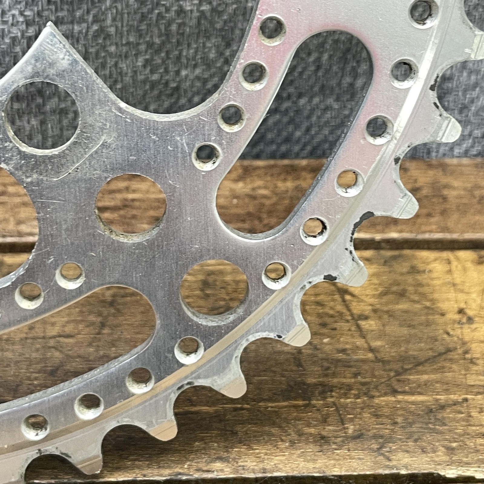 Vintage Stronglight Chainring 46 Tooth Alloy 5 Arm 86 BCD Drillium Road 46t