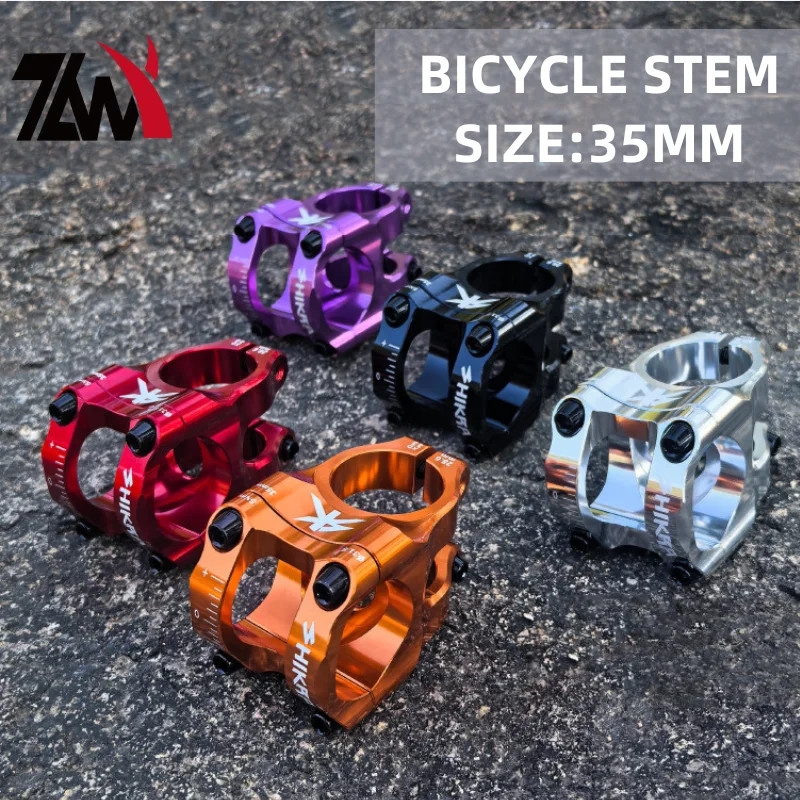 Adjustable MTB Bike Stem 35Mm Steerer 31.8Mm Clamp CNC Hollow Out Short Reach Bl