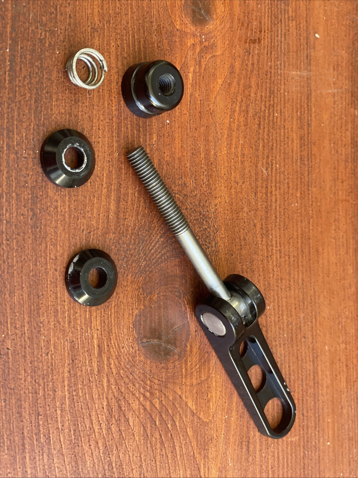 Vintage RINGLE Holey Ti Stix Titanium QR Seatpost Binder Bolt GC Black USA