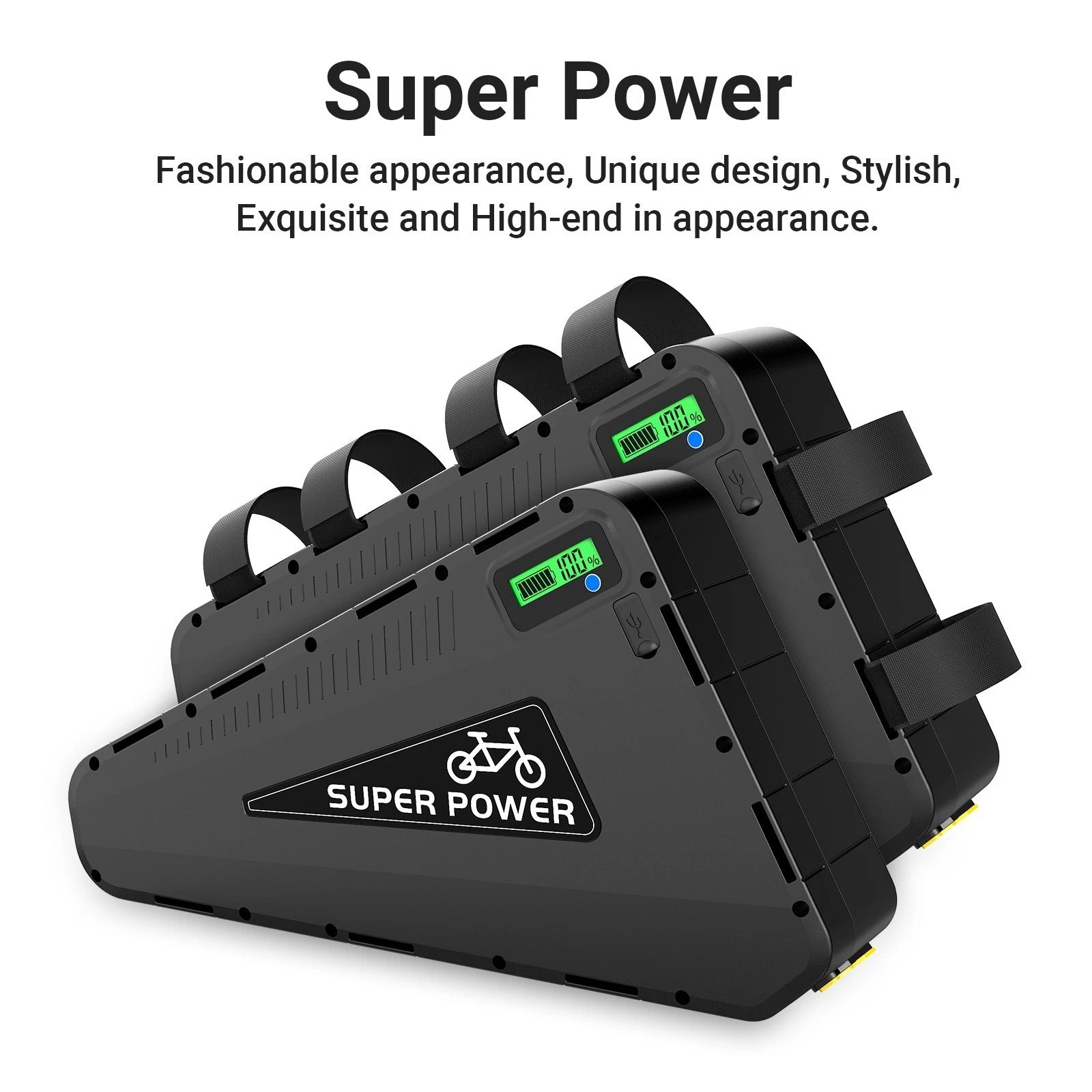 Ebike 60V 20AH 25AH Downtube Triangle Batter Pack Waterproof for 60V 3000W