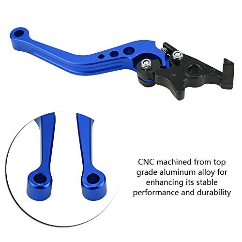 Motorcycle Brake Lever,1 Pair CNC Aluminum Motorcycle Clutch Drum Brake Lever