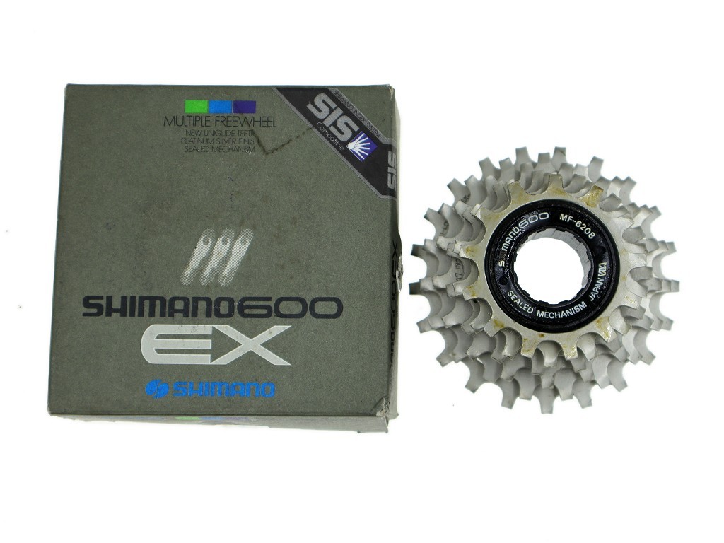 Vintage NOS Shimano 600 EX MF-6208 6-speed SIS Cassette Freewheel 13- 21T