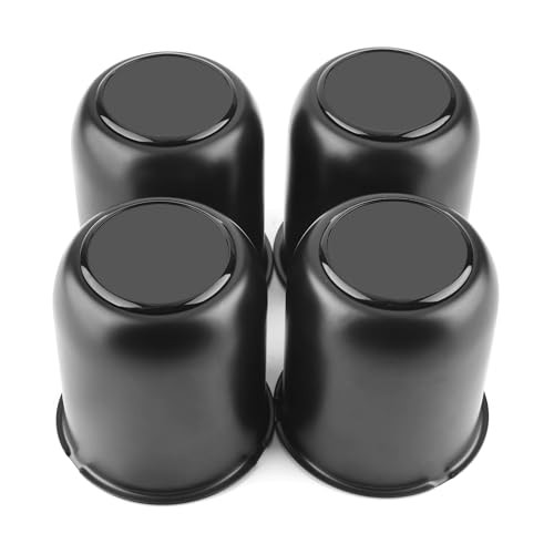 4 PCS 3.74in Stainless Steels Wheel 3.74″ Center Hole, 4.33″ Height Black
