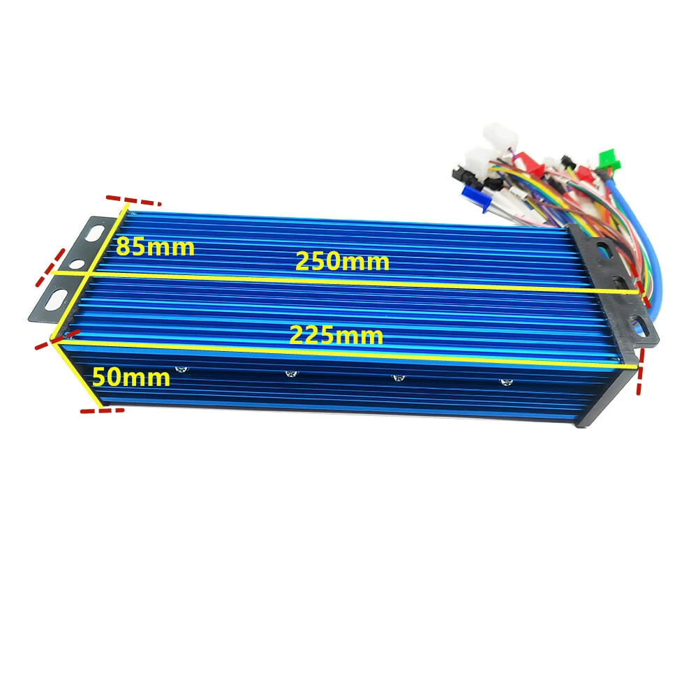 48V 60V 72V 1500W 3000W Brushless Controller 18mos 50A EBike/Tricycle/Motorcycle