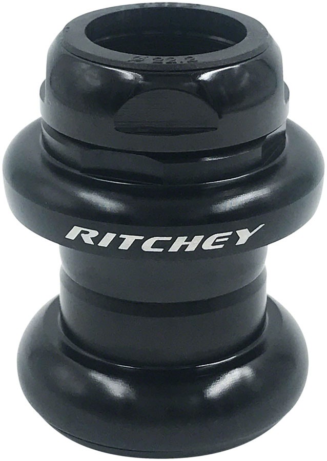 Ritchey RL1 External Cup Headset – 1″, Threaded, EC30/25.4, EC30/26, Black
