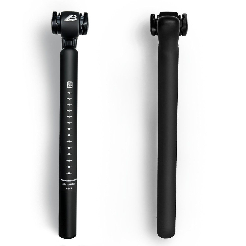 BALUGOE Full Carbon Fiber Seatpost Shock Absorbing MTB Road Bike Post