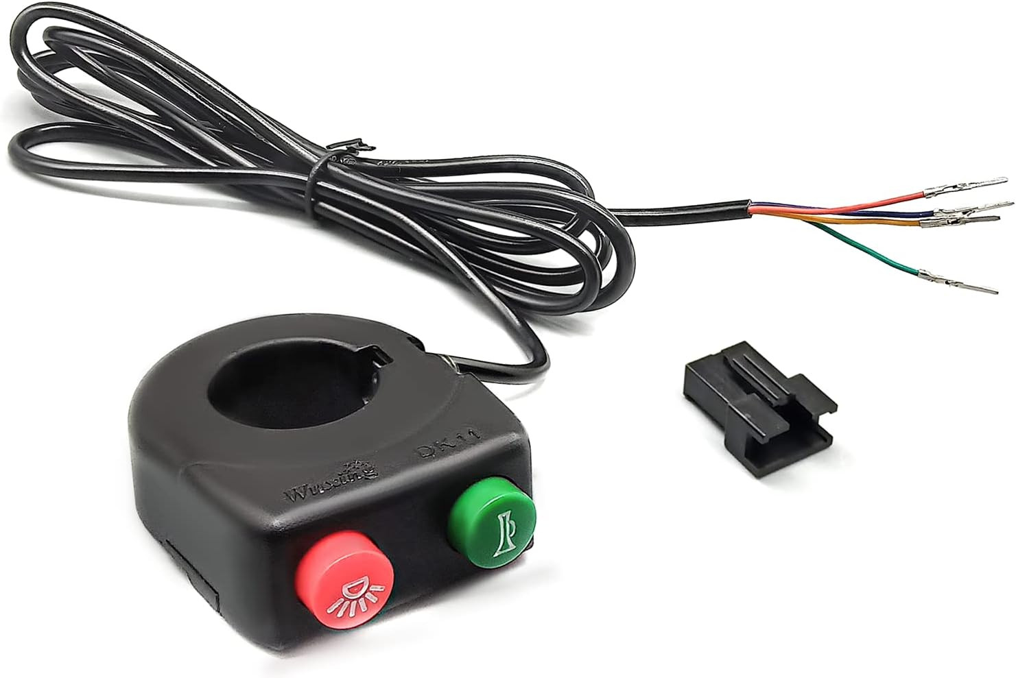WUXING DK226/DK11 Electric Bike Scooter Light Switch 24V/36V/48V/60V/72V Ebike L