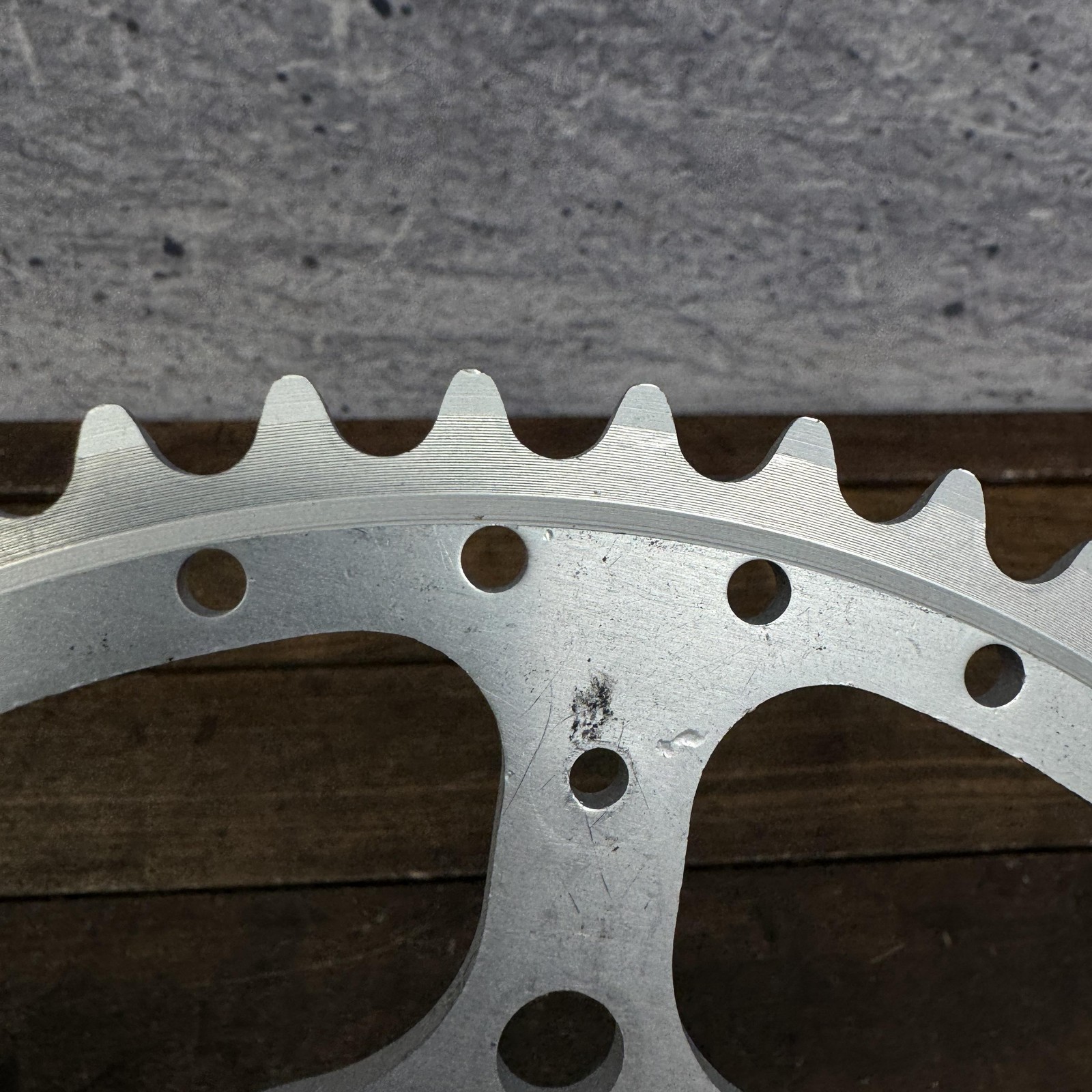 Vintage Stronglight 52T Chainring 116mm 6-Arm NOS Drilled Aluminum Road Bike