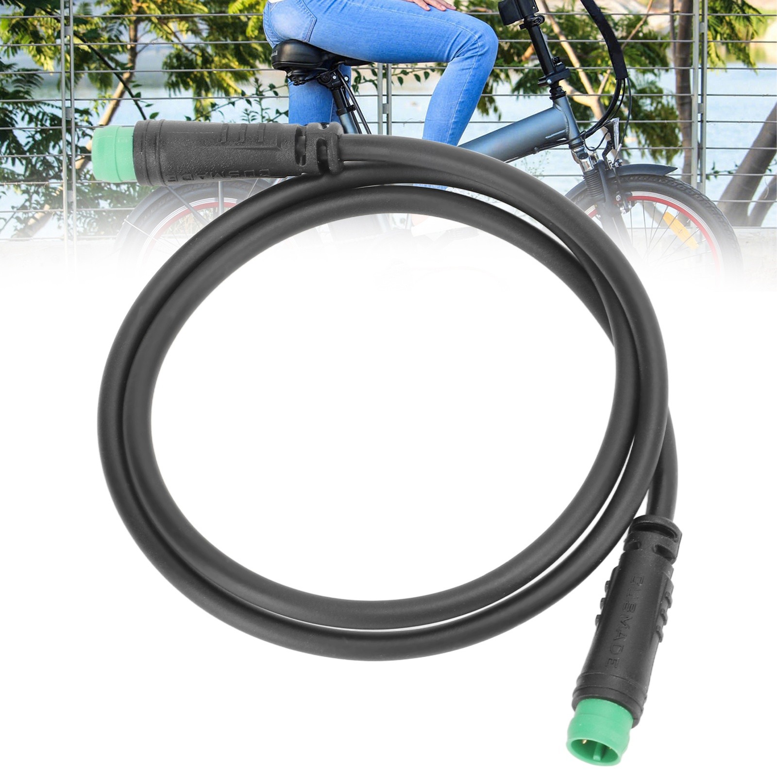 ­Electric Bike Display Extension Cable Waterproof Electric Bicycle Computer 5Pin