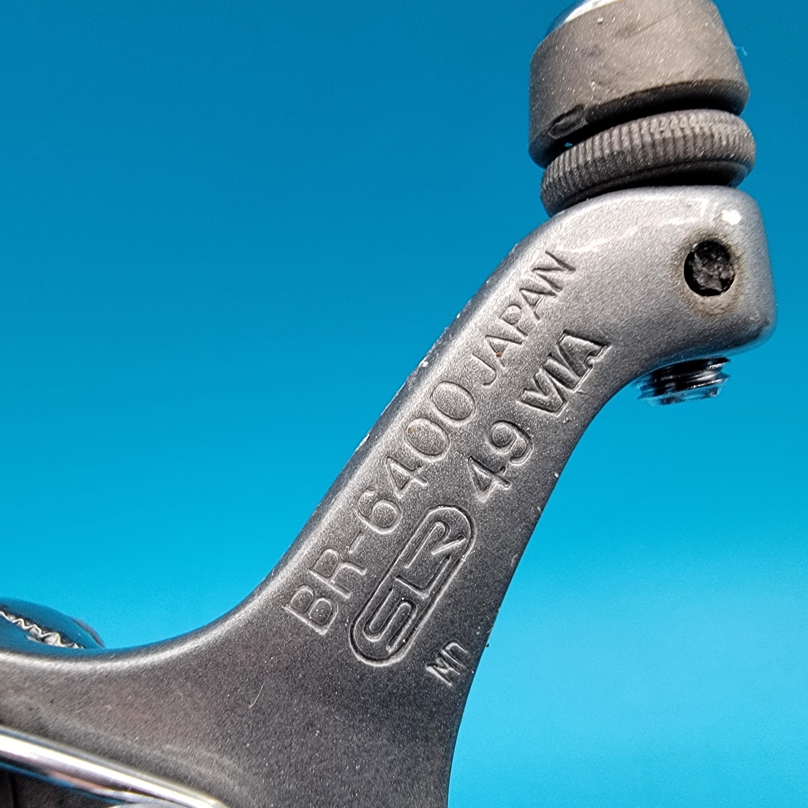 Shimano 600 Tricolor BR-6400 Gray Short-Reach Side-Pull Brake Calipers e18