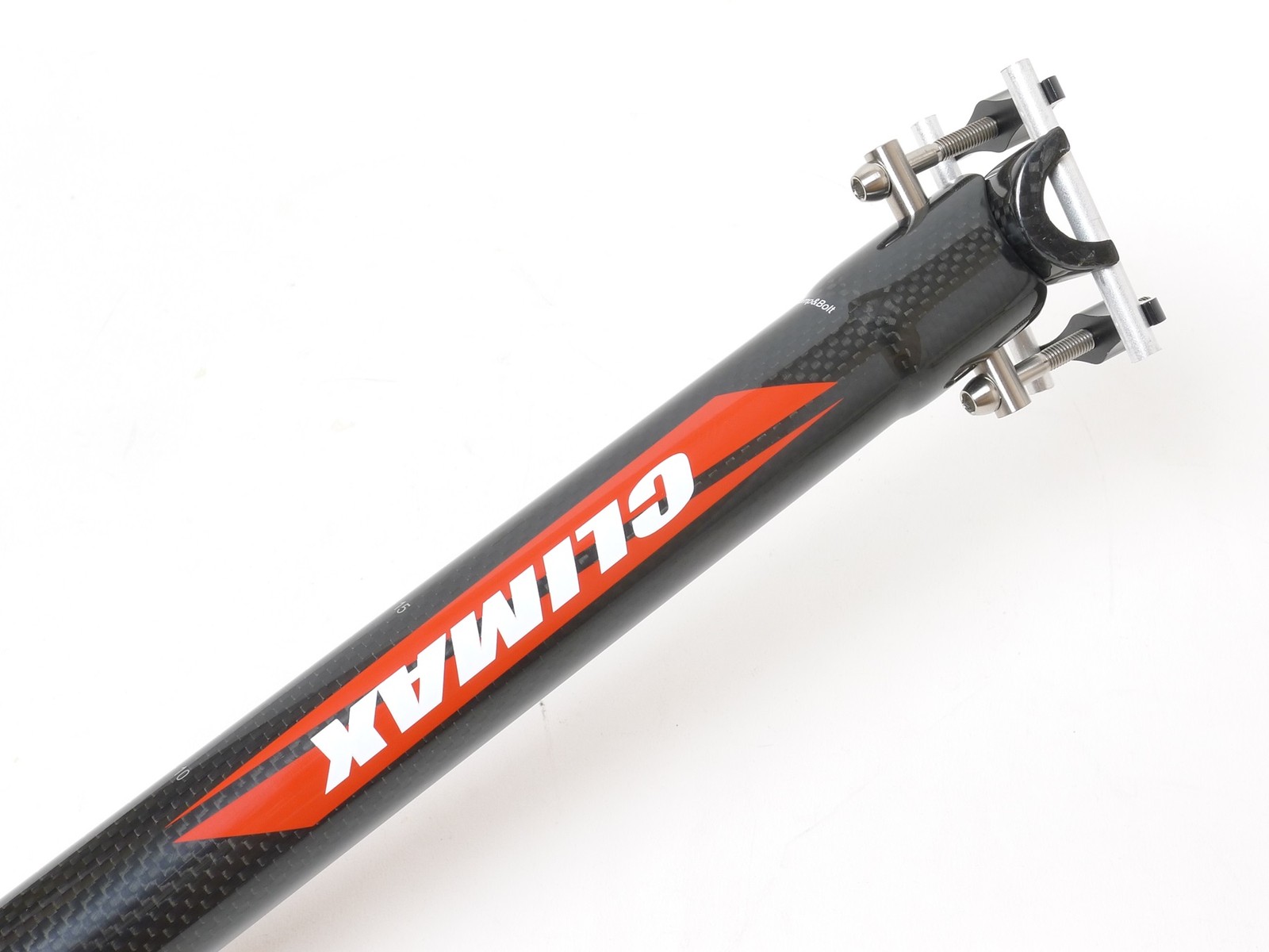 mr-ride 31.6x400mm 150g Climax SP02C 3K gloss carbon Seat Post Ti Hardware black