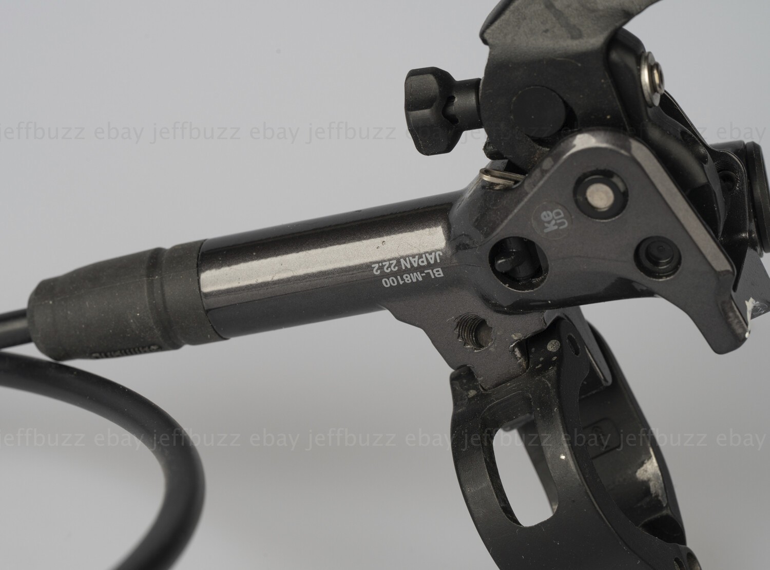 Shimano XT BR-M8100caliper BL-M8100 lever left front I-SPEC EV 820mm hose