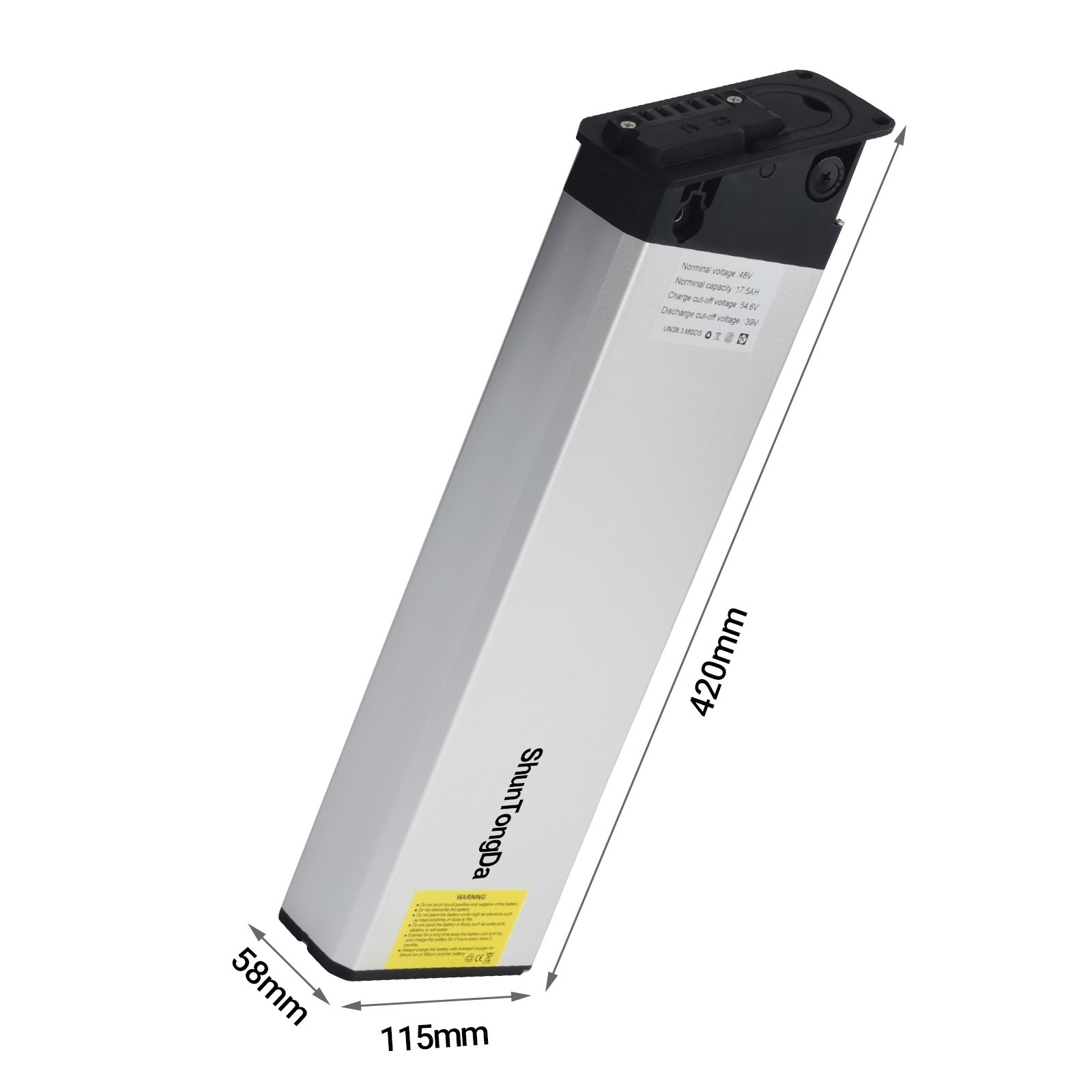 48v 14AH 17.5AH folding ebike battery for 750W MATE X foldable electric bike