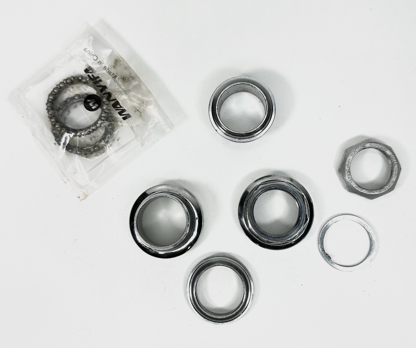 Suntour Superbe Track 1” Inch Threaded Headset NJS