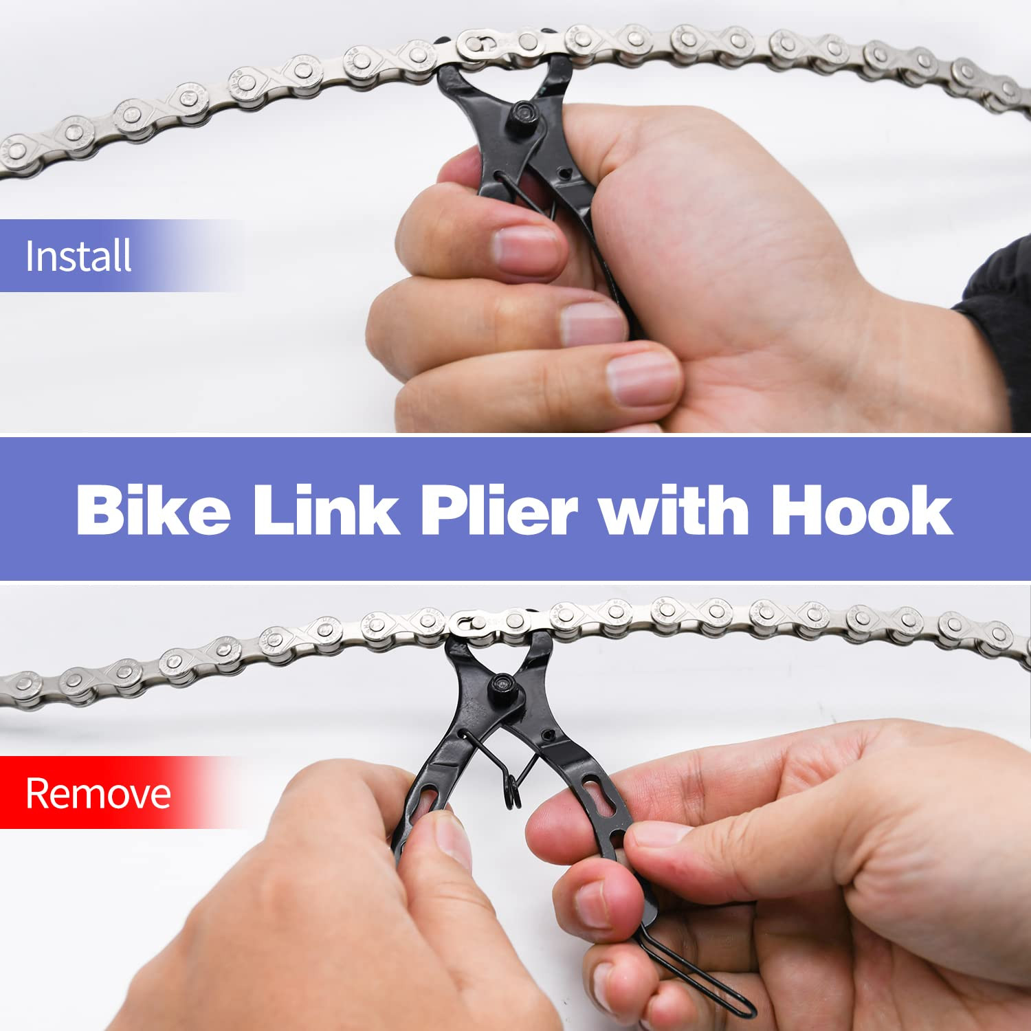 Bike Chain Kit, Single/6/7/8/9/10/11/12 Speed Multi-Function Bike Mechanic Repai