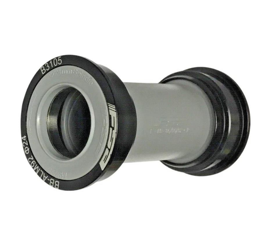 FSA BB‑ALM92 Press‑Fit Bottom Bracket 41mm 24mm BB86 BB90 BB92 Black 84g