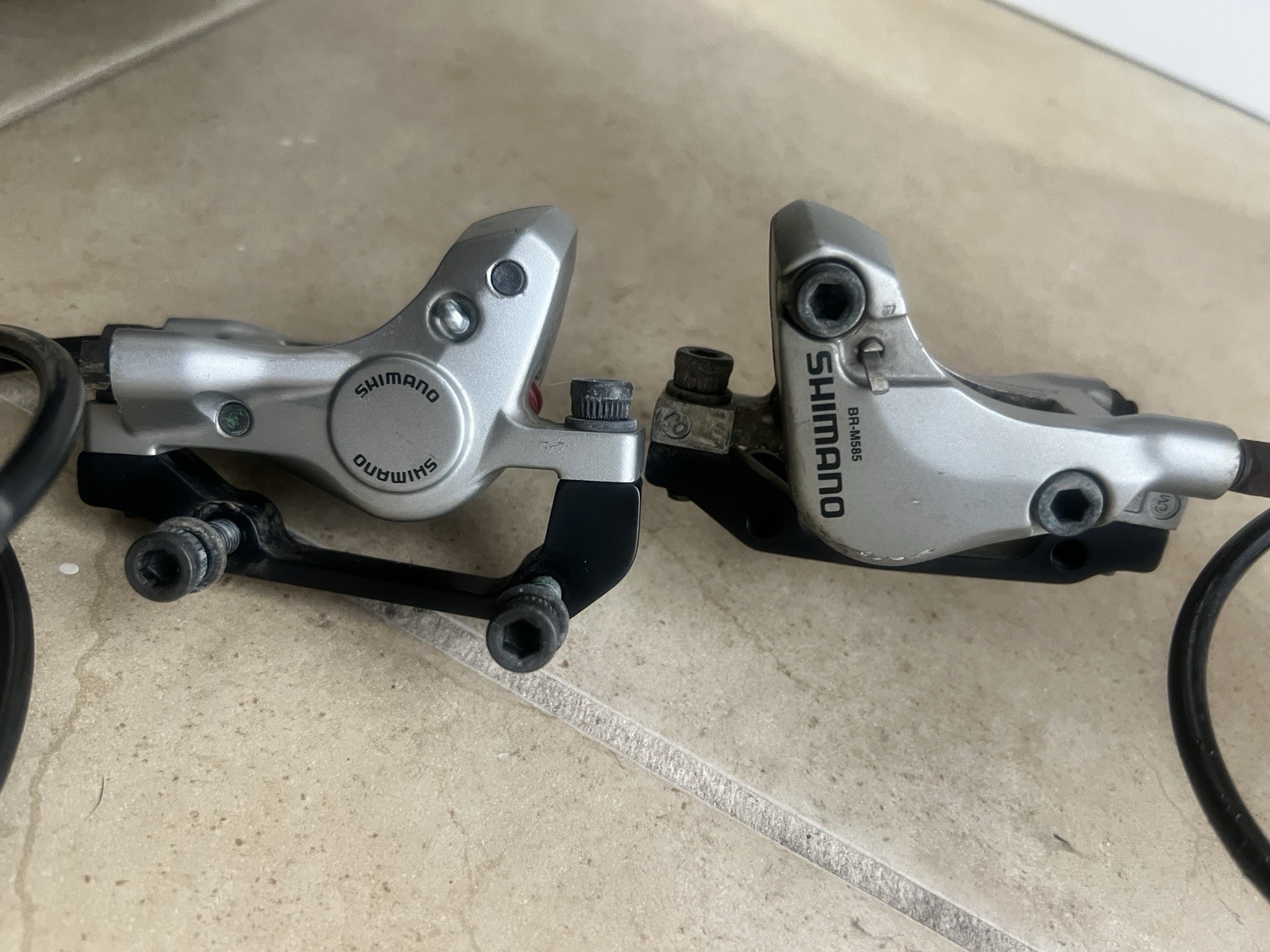 Shimano Deore LX ST-M585 Shifter & Disc Brake Set Dual Control 3×9 Speed MTB XC