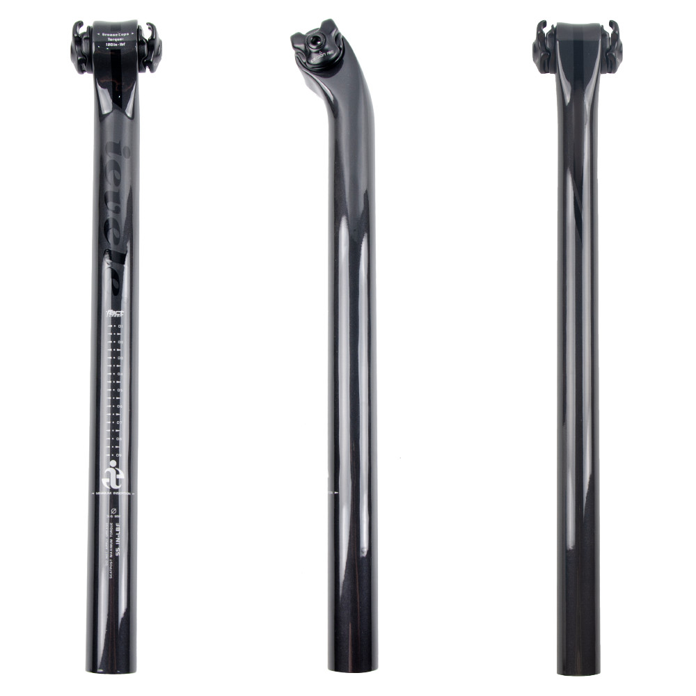 Offset Full Carbon Fiber Seatpost Mountain Road Bike Seat Post 27.2/31.6*400mm