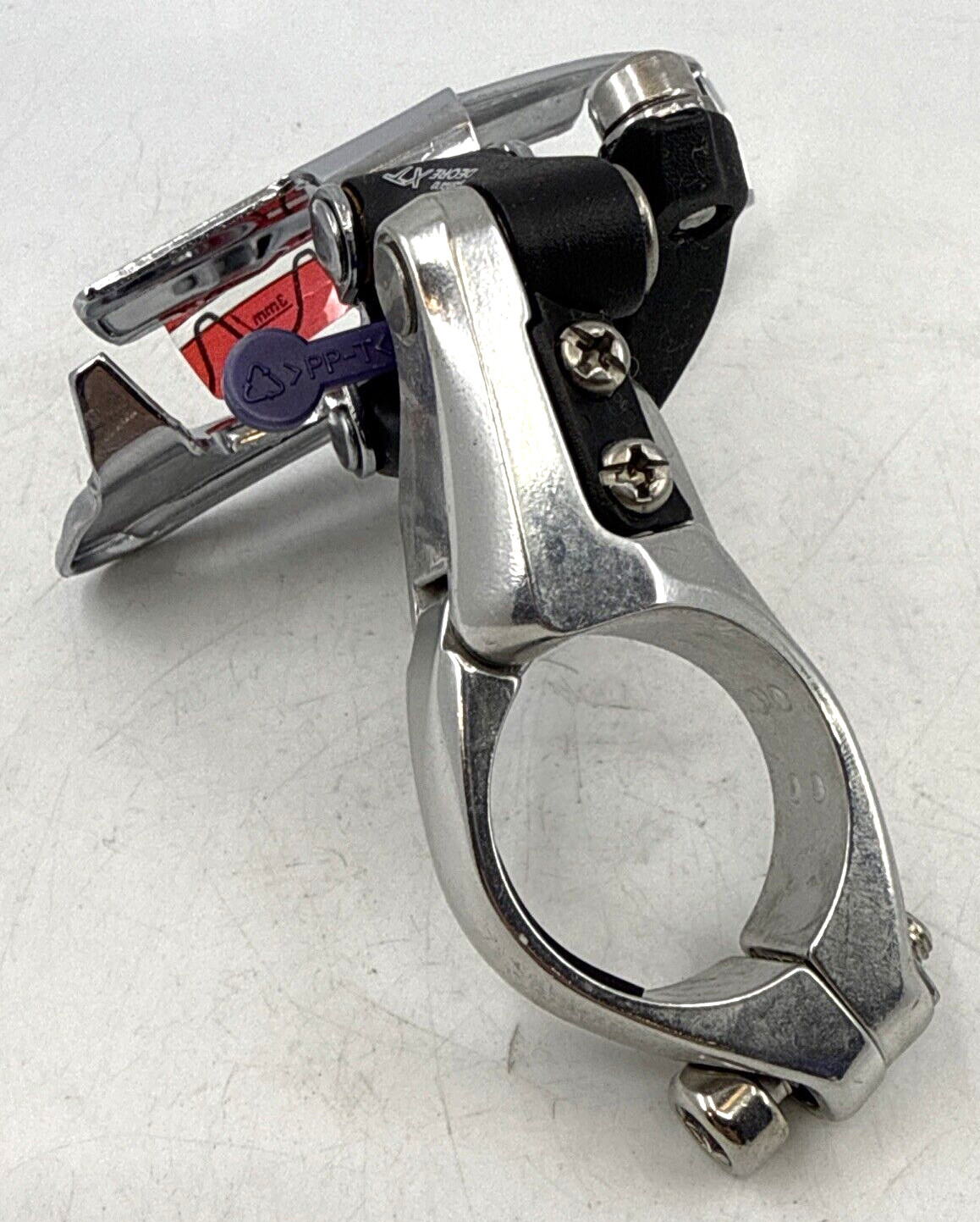 NOS Shimano Deore XT FD-M738 28.6mm Clamp-On Top Pull Front Derailleur