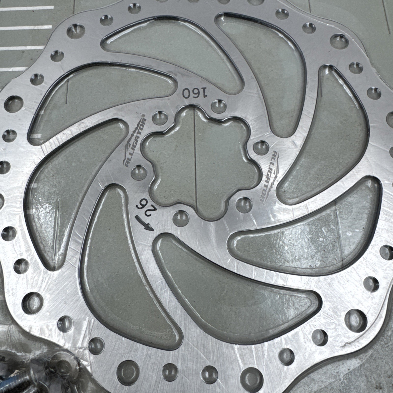 Alligator Wavy Brake Rotors 160mm Vintage Mountain Bike PAIR