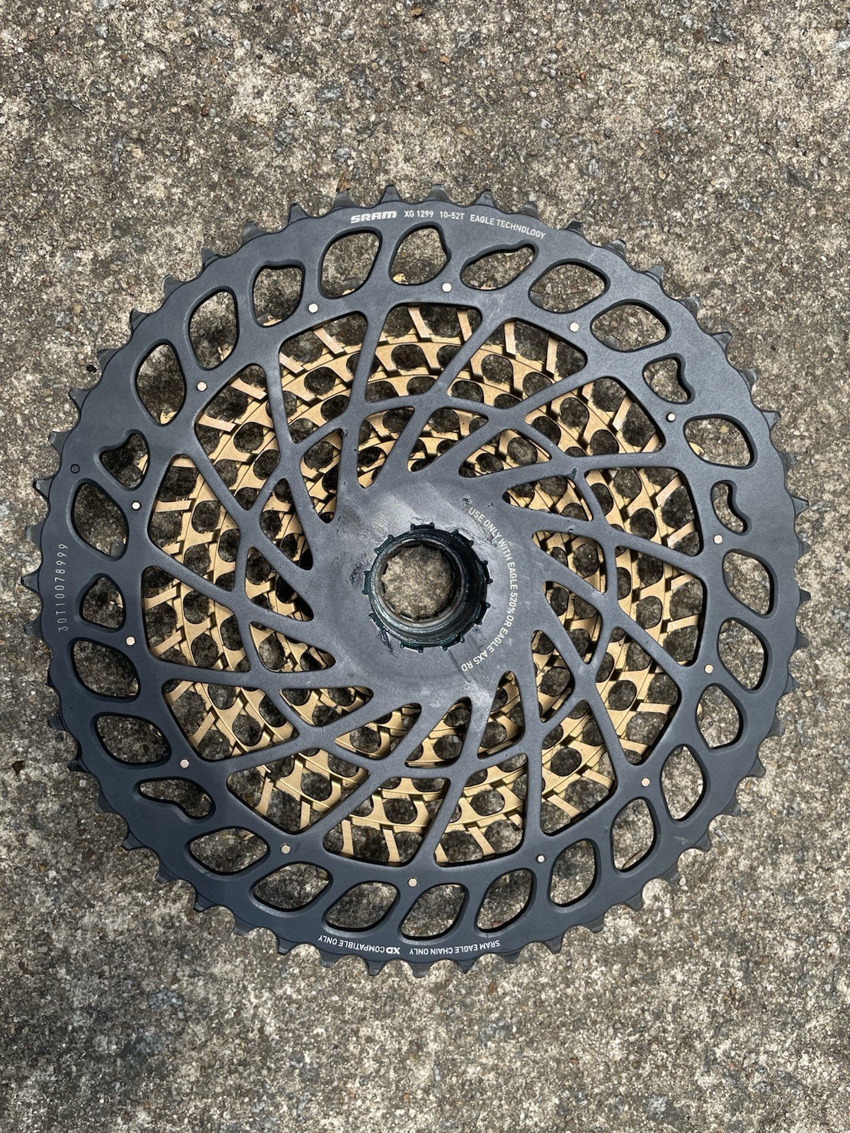 SRAM XX1 Eagle XG-1299 Cassette – 12-Speed, 10-52t, Copper, For XD Driver Body