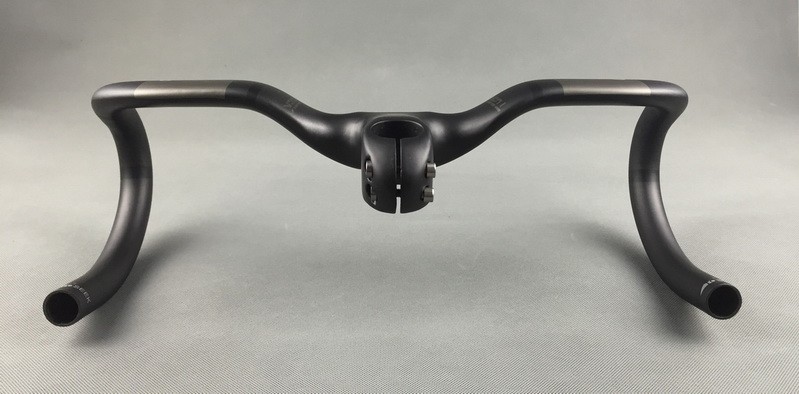 Carbon Fiber Road Bike Drop bar Bicycle Integrated Handlebar Stem 28.6mm 44*10cm