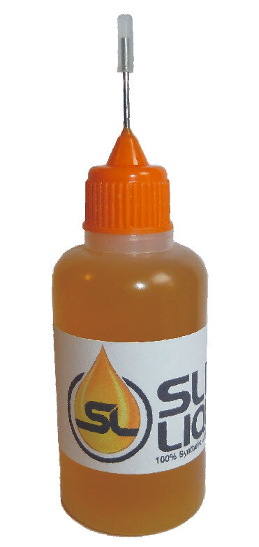 Slick Liquid Lube Bearings, BEST 100% Synthetic Oil for Sprockets & Chains