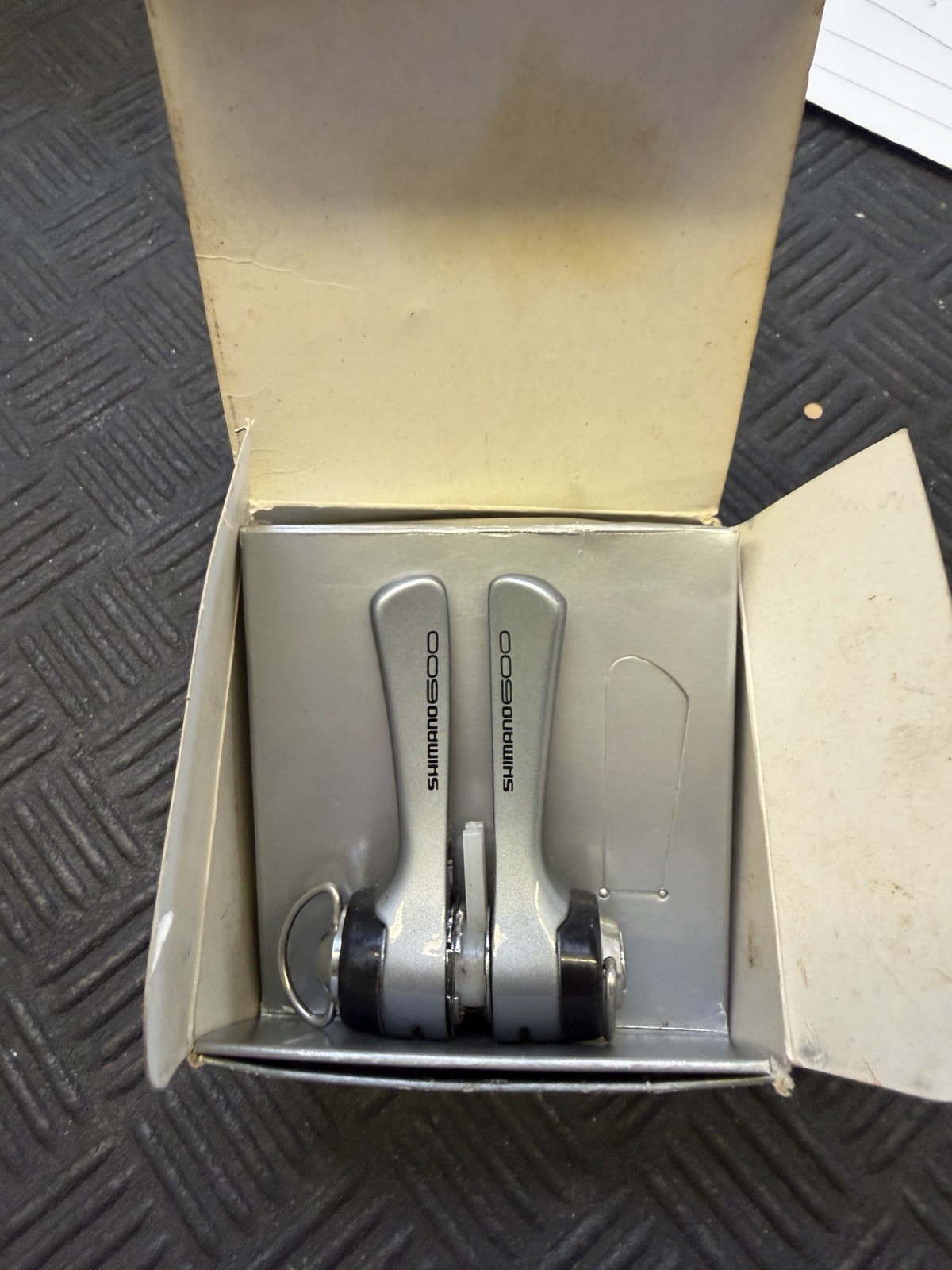 NOS Shimano Ultegra 600 SL-6400 7-Speed Downtube Shift Levers