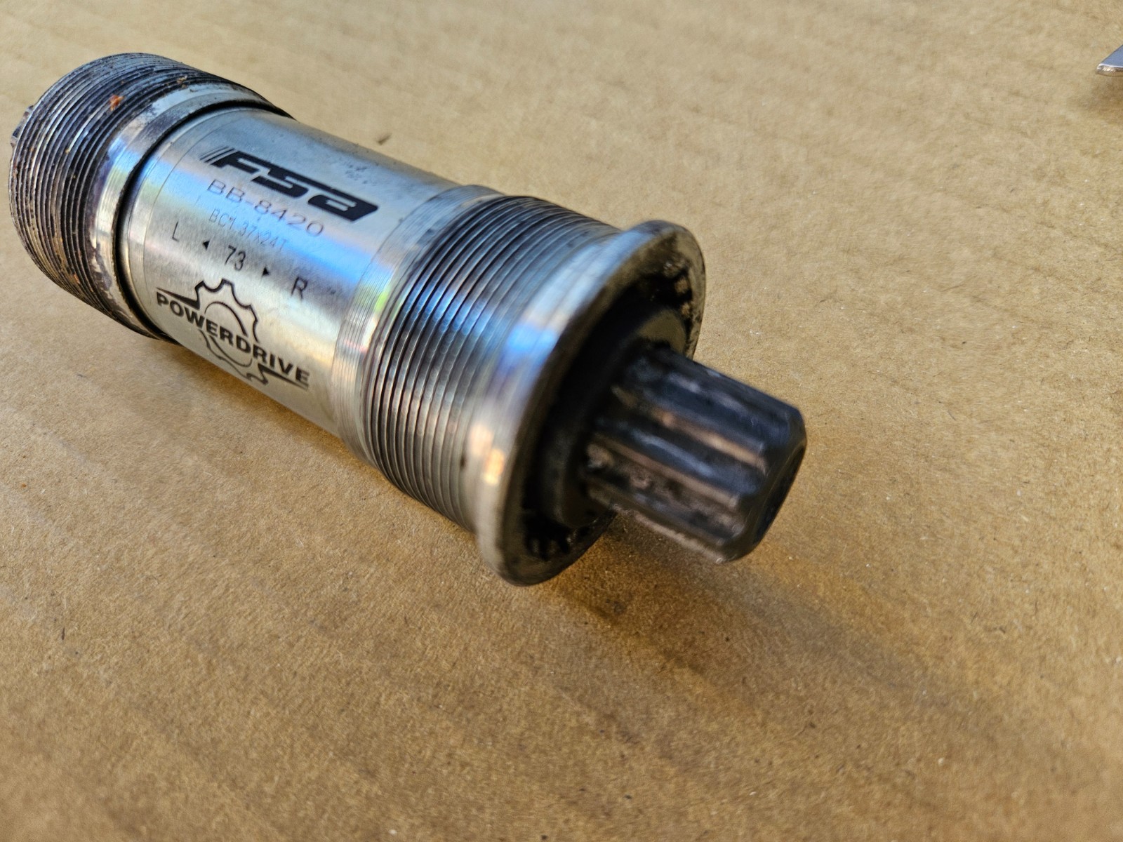 FSA BB-8420 PowerDrive Bottom Bracket 73mm Shell 113mm Spindle English Threaded