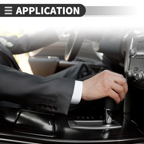 Red 20cm Rose Flower Car Shift Knob – Manual Automatic Stick – Universal