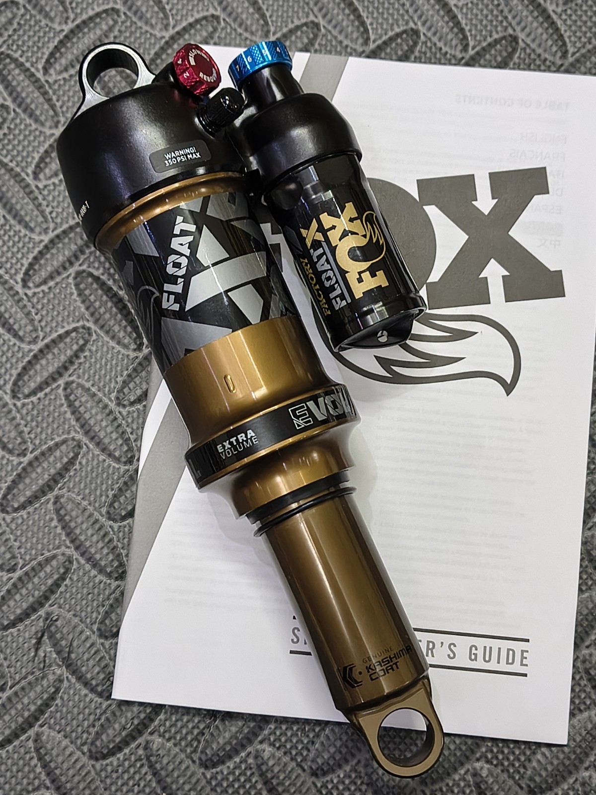 Fox Float X Rear Shock 210x55mm Kashima Factory Series