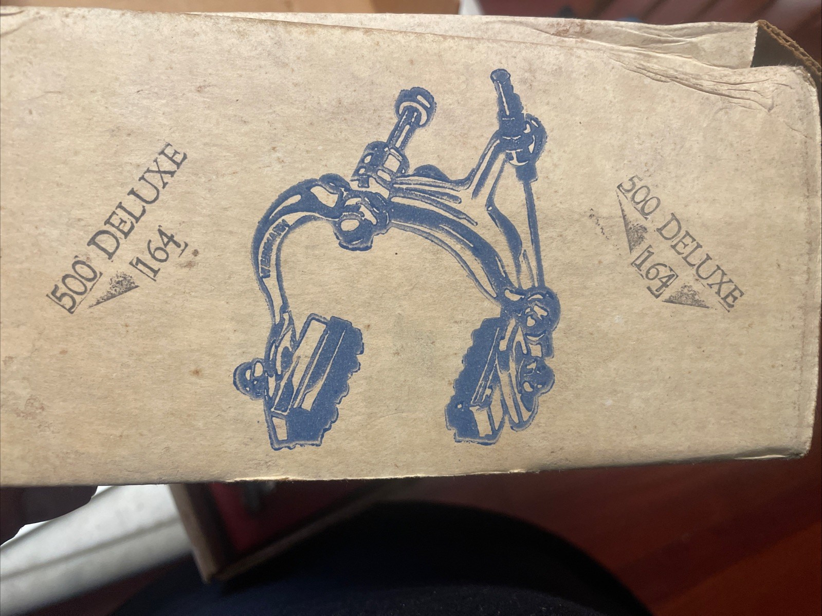 Vintage New-Old-Stock WEINMANN 500 DELUXE 164 Brakeset with Levers/Hoods. (NJ)