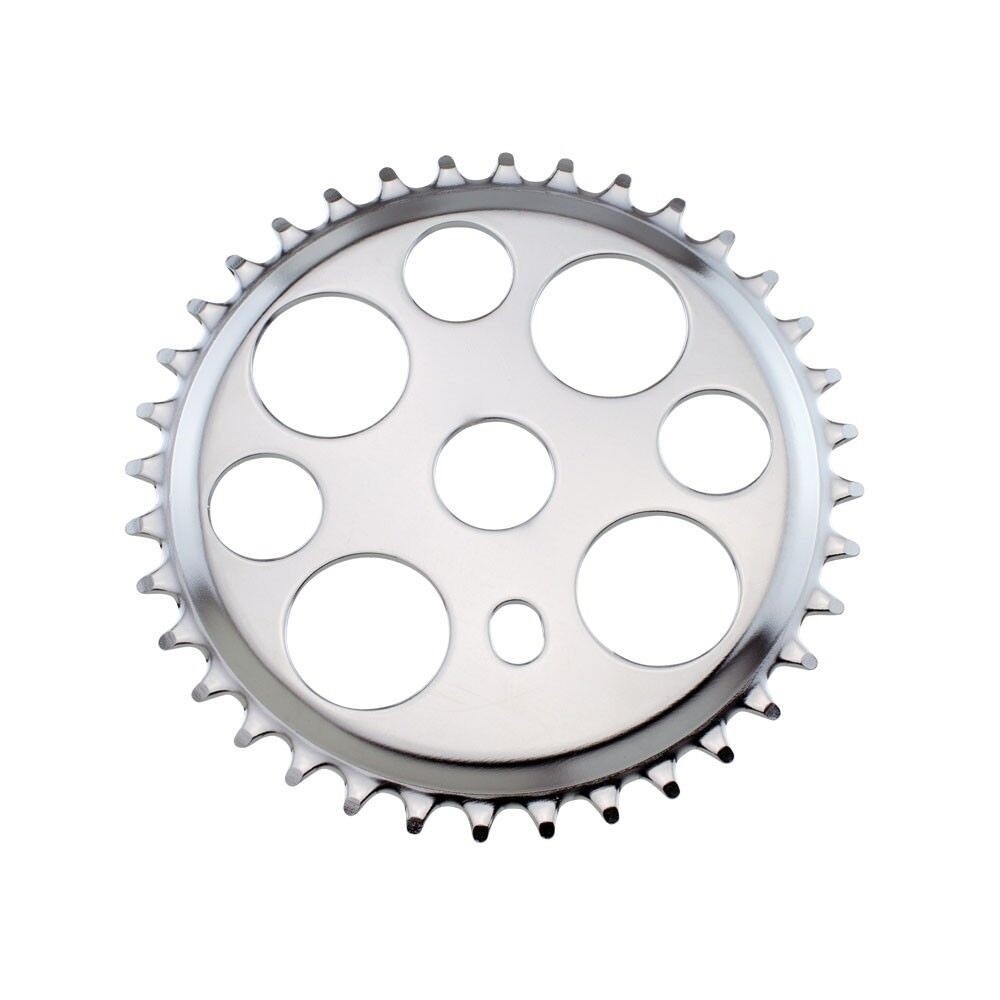 BlCYCLE CHAlNRING LUCKY 7 36t 1/2 X 1/8 Chrome LOWRlDER BlKE