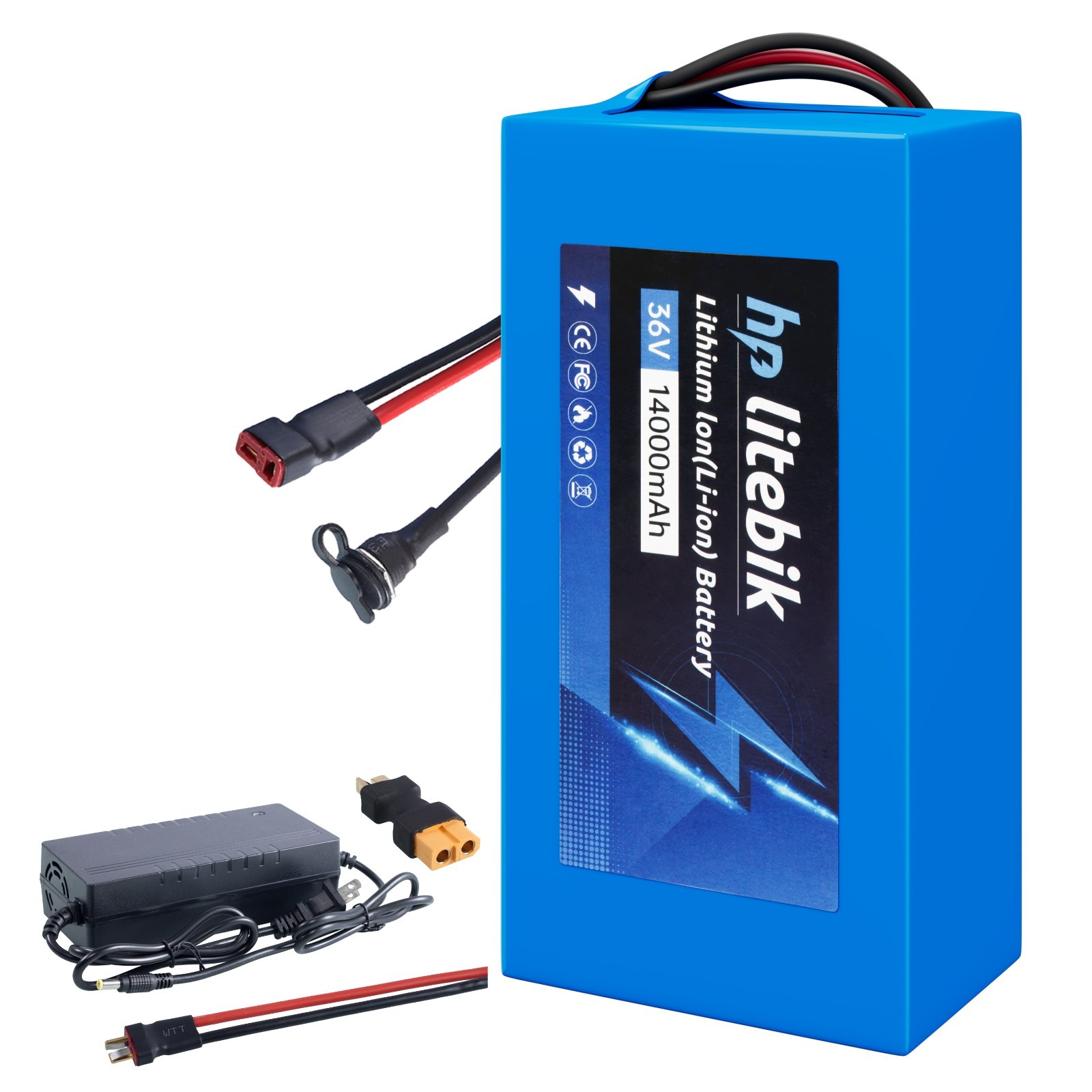 36V Ebike Li-ion Battery 36V 14Ah electric bicycle lithium battery 750W Motors