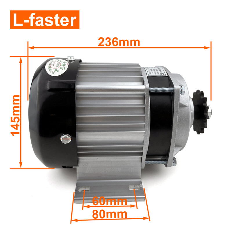 Fixed Chain Wheel 48V 500W Electric Freight Bike Engine Kit Loading Weight 250kg