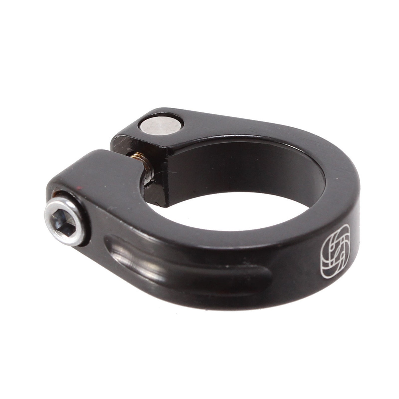 Gusset Clench seat clamp w/ bolt, 28.6mm black