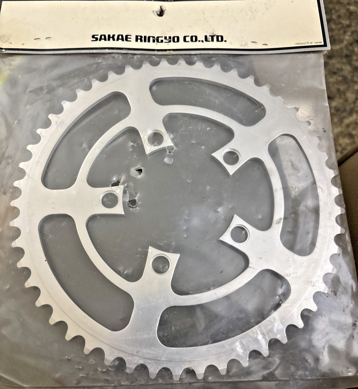Sakae 50T Chainring – 5 Bolt – 86mm – CR1115 – Made in Japan