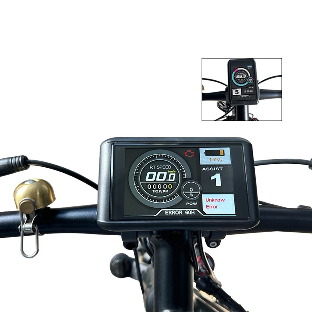 Electric Bike LCD Display 36V-72V UKC1 Colorful Display Control Panel SM/WP Plug