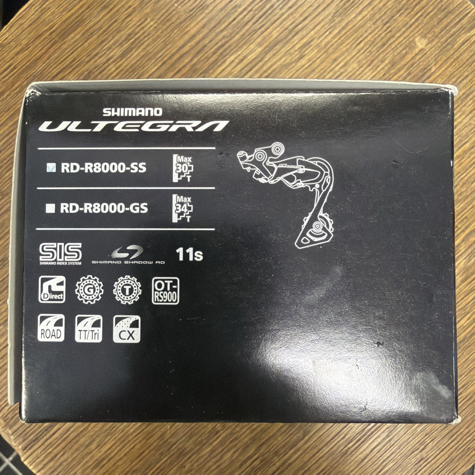 Shimano Ultegra RD-R8000-SS Rear Derailleur 11s Short Cage