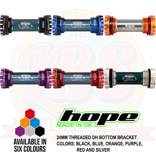 Hope MTB DH Road Fat Bike Bottom Bracket 24mm Threaded 68 73 83 100mm All Colors