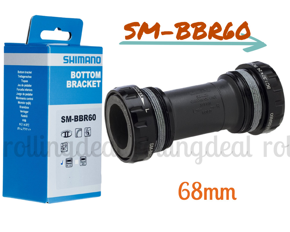(68mm) Shimano Ultegra SM-BBR60 Hollowtech II Threaded Bottom Bracket NIB