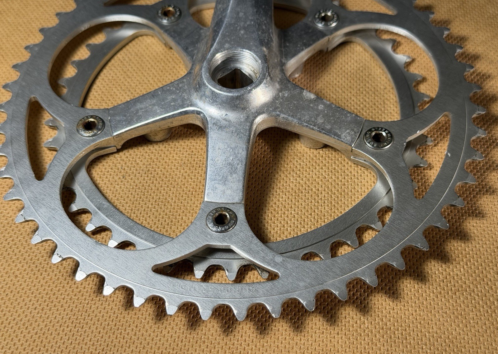 Vintage Sugino VP 130 Double Crankset – 52/42T – 170mm