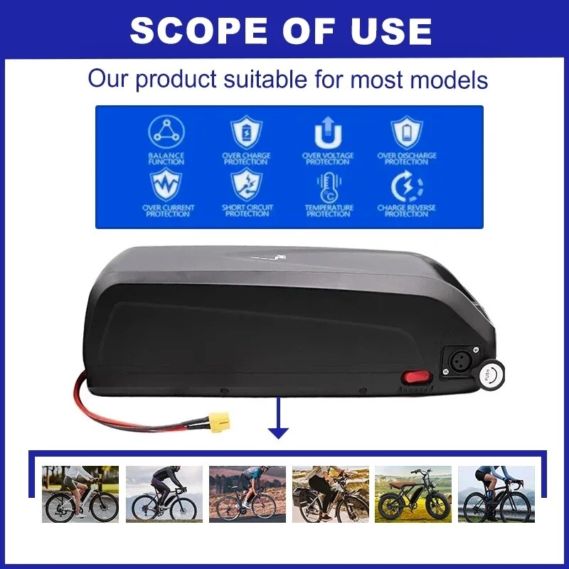 48V 20Ah Hailong Batterys for 200W-1000W Ebike Electric Bike Li-ion Batterys BMS