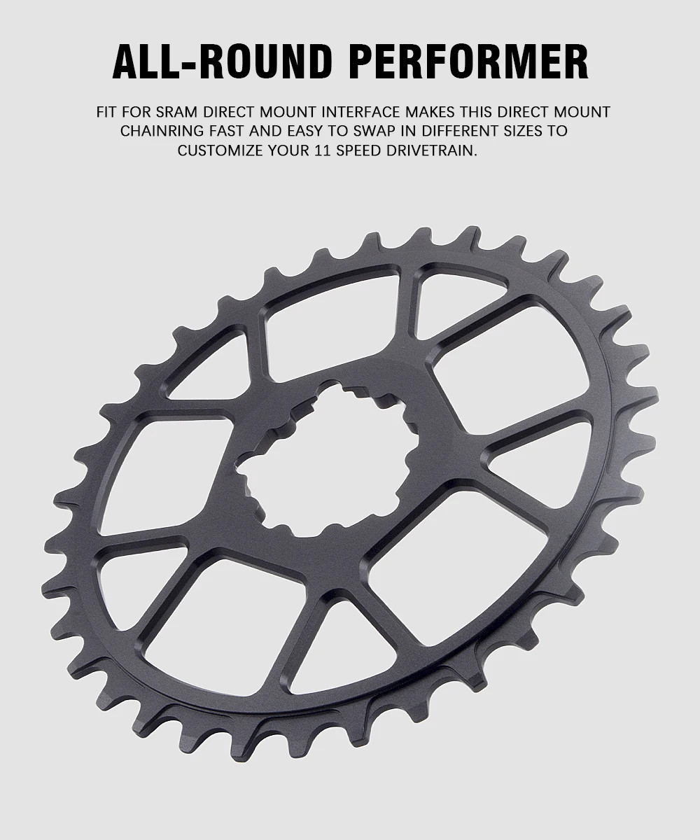 GXP 3mm Offset BOOST Chainring Mountain Bike Crown Bicycle Round Crankset Sram