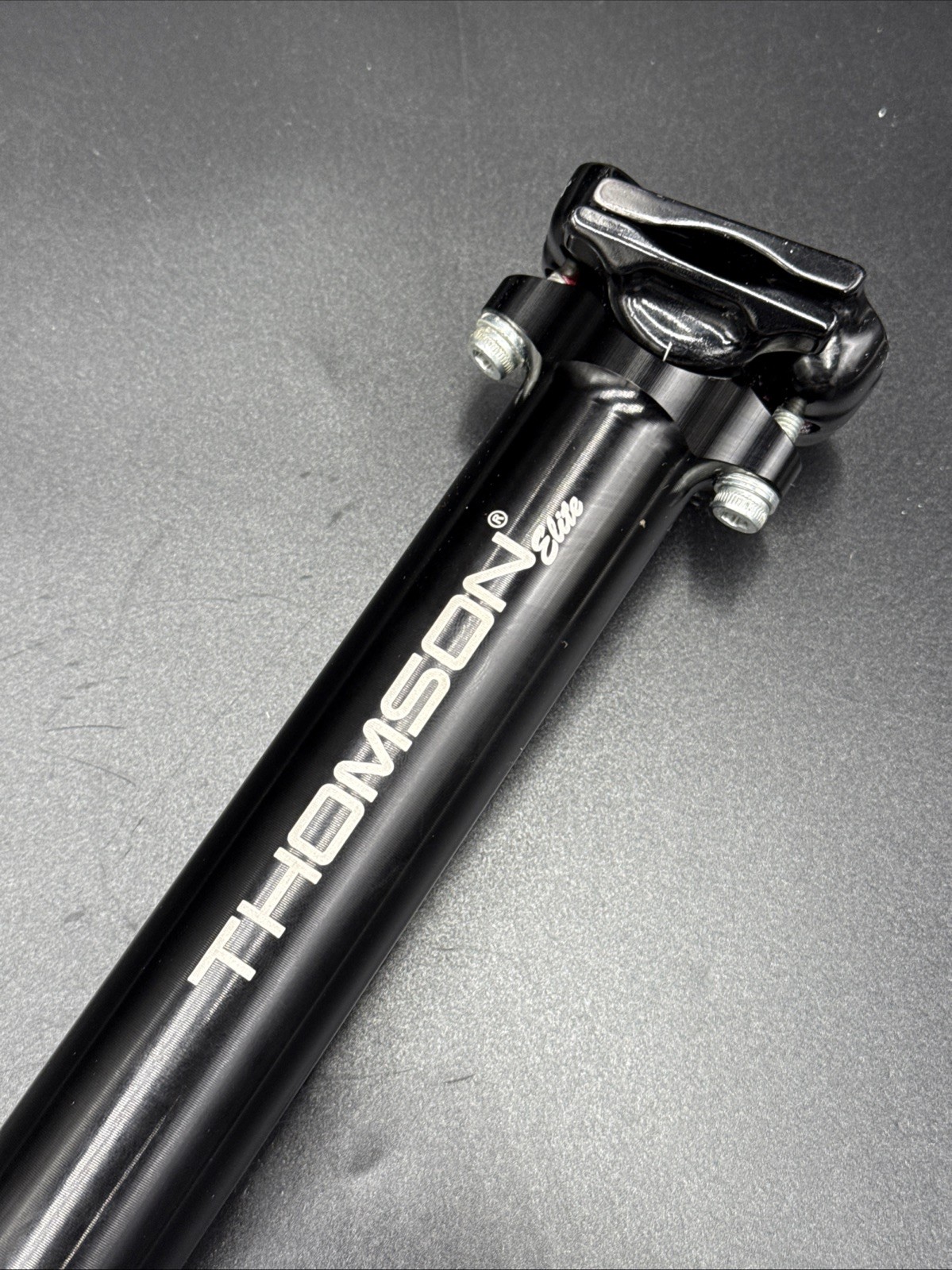 THOMSON Elite Zero Setback 30.9mm x 367mm Black Seatpost NEAR MINT USED