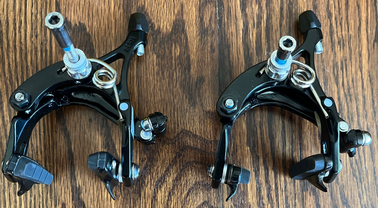 New Tektro R539 Road Bike Rim Brake Calipers Black Mid Reach 47-57mm