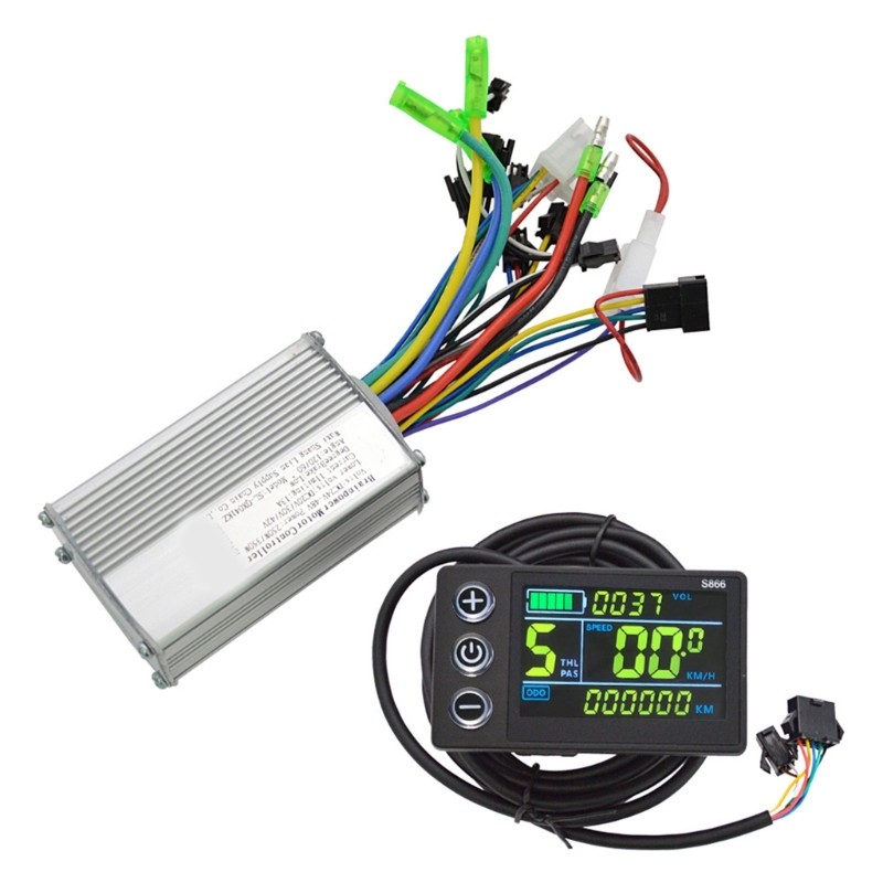 Scooter Brushless Motor Speed Controllers with LCD Display Panel 24V-48V
