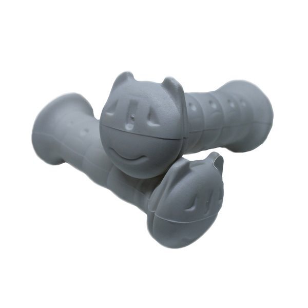 pair of baby cat knobs 93mm white RIDEWILL BIKE junior