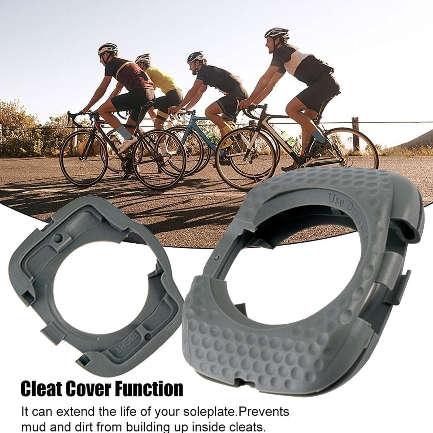 1 Pair Gray Road Bike Pedal Cleat Cover for Wahoo SpeedPlay Zero Pedal Clip B…