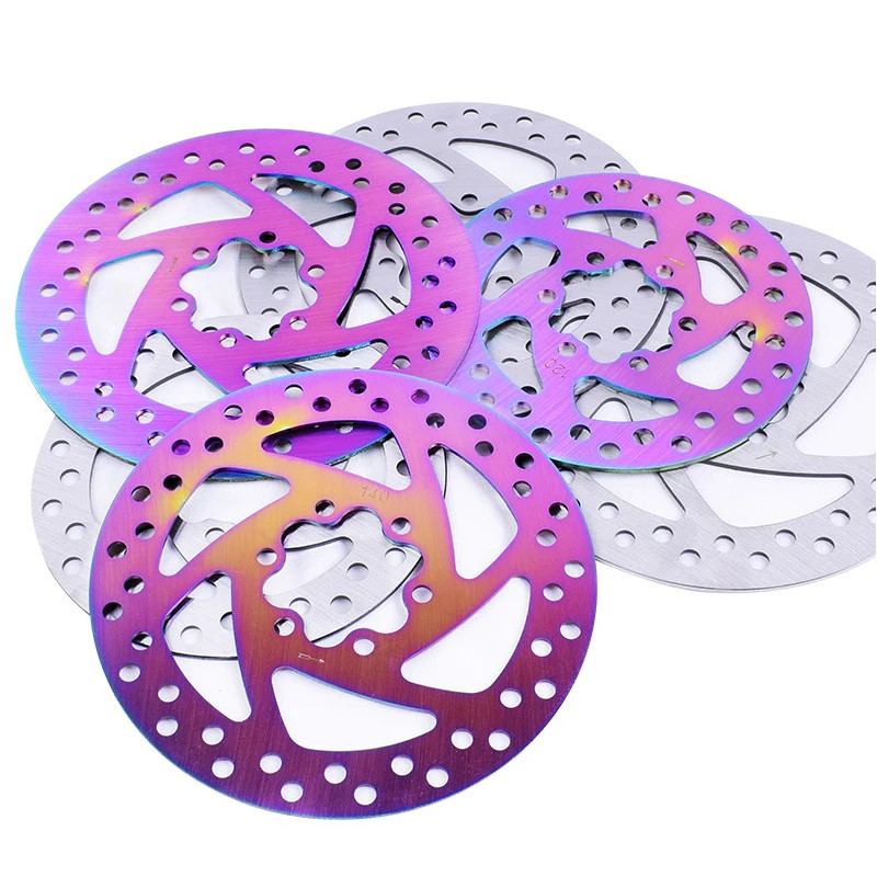 Colorful Mountain Bike Hollow Disc Brake Disc Electric Bicycle Brake Rotor 120/1